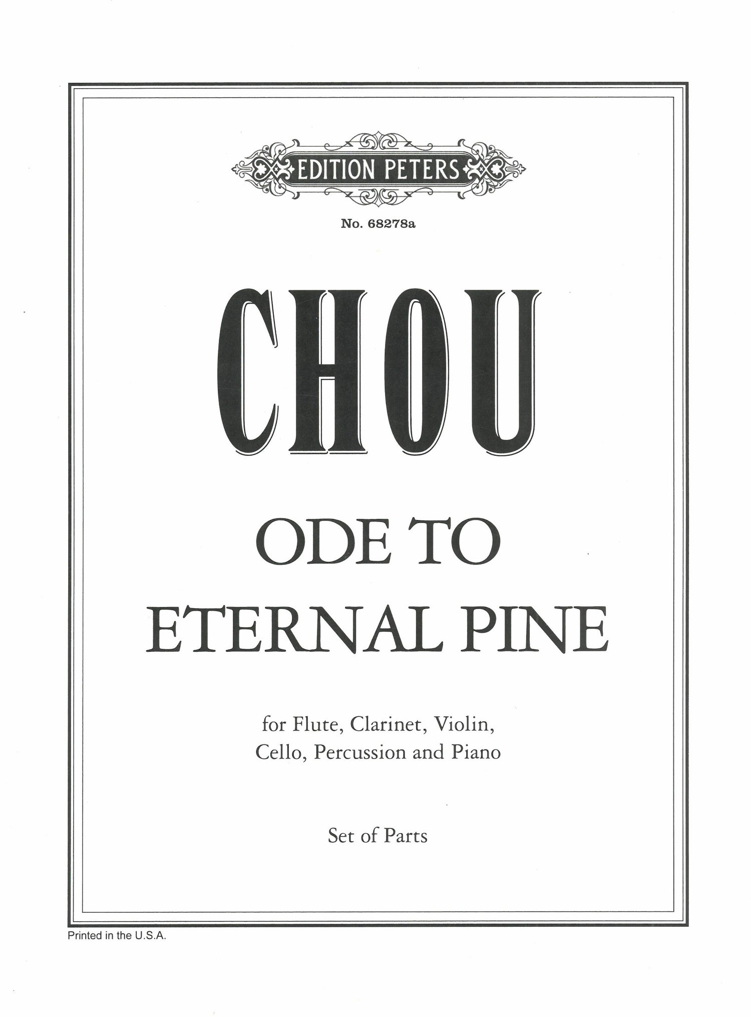 Chou: Ode to Eternal Pine