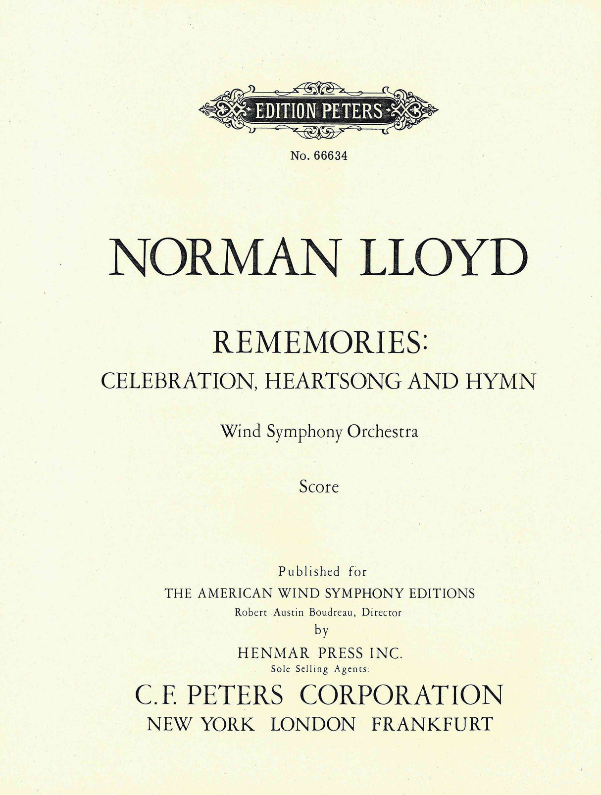Lloyd: Rememories