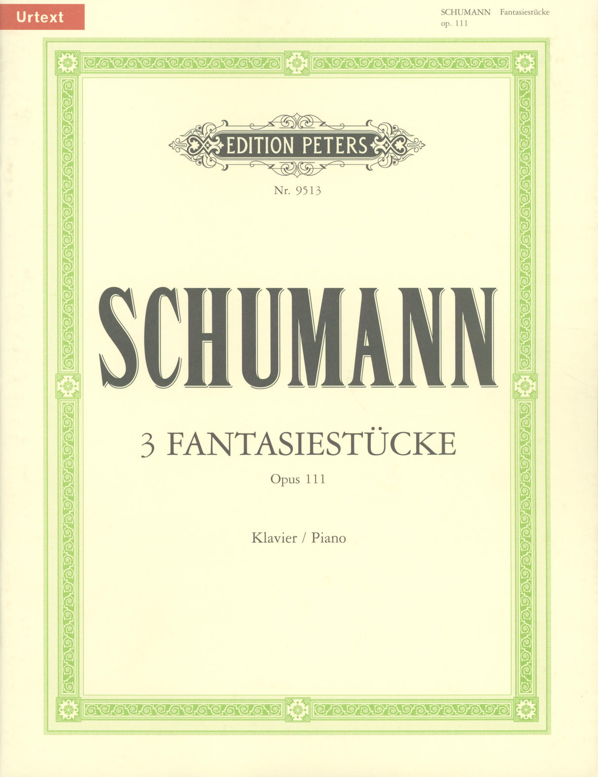 Schumann: 3 Fantasiestücke, Op. 111