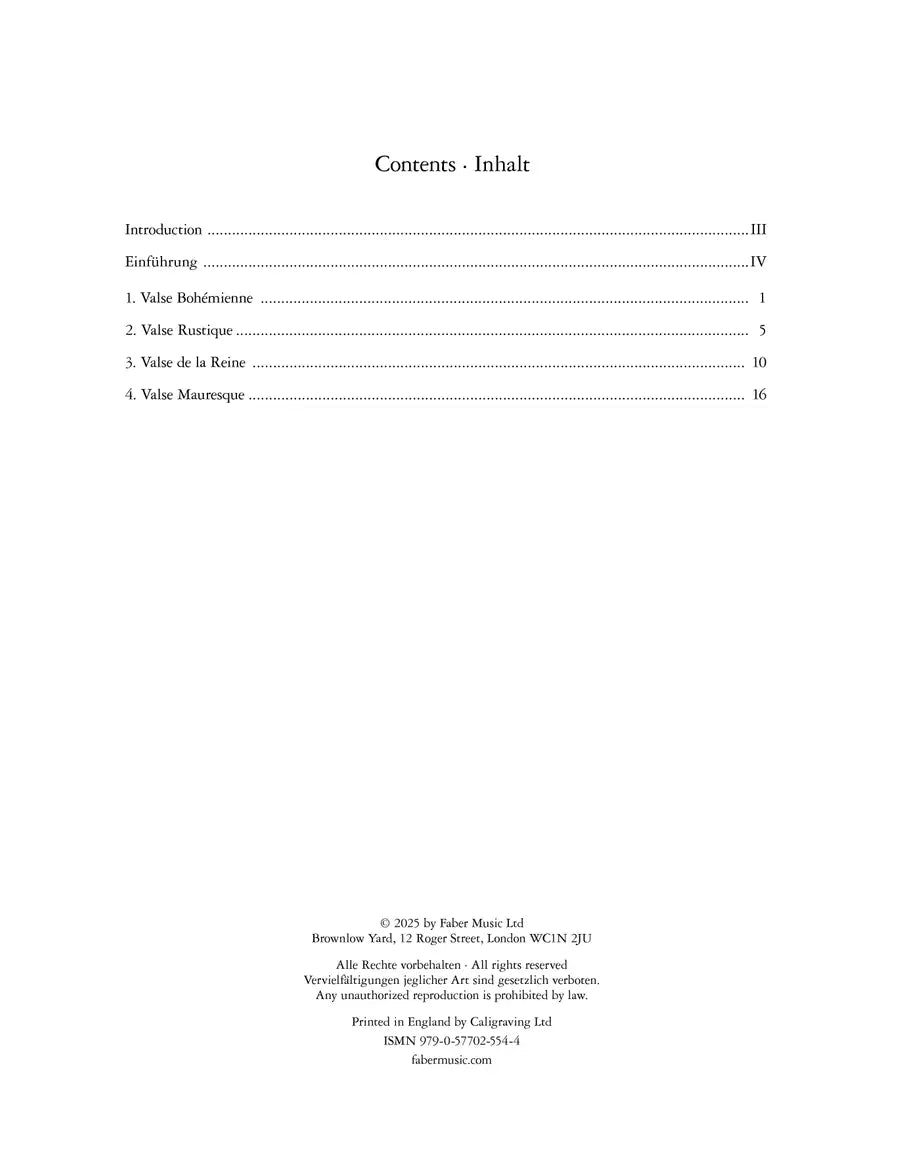 Coleridge-Taylor: Four Characteristic Waltzes, Op. 22