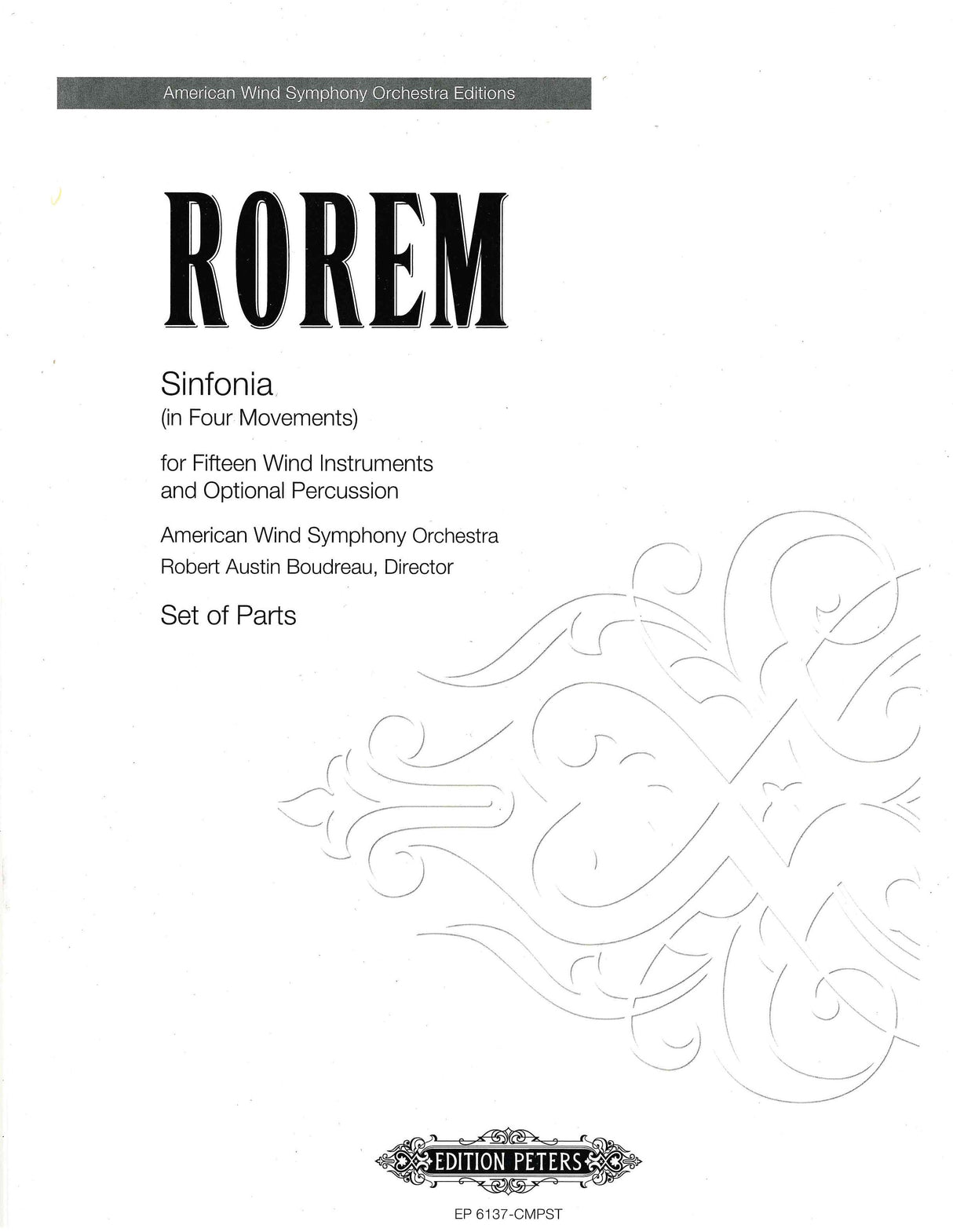 Rorem: Sinfonia