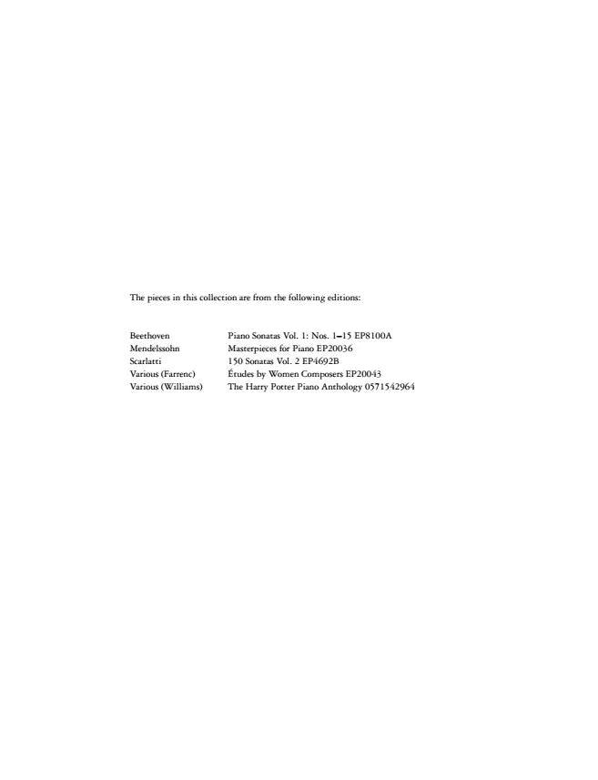 Grade 7 Piano Anthology 2027/28