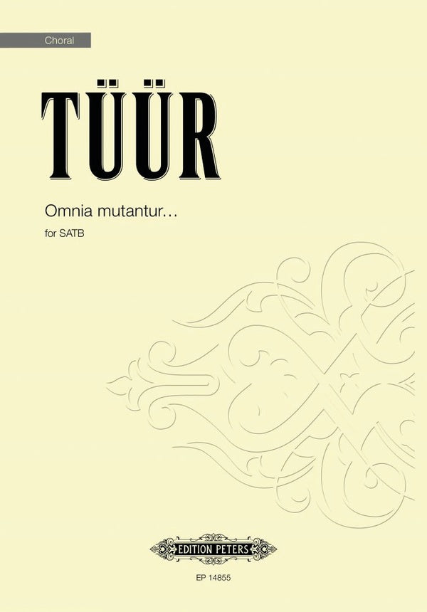 Tüür: Omnia Mutantur...