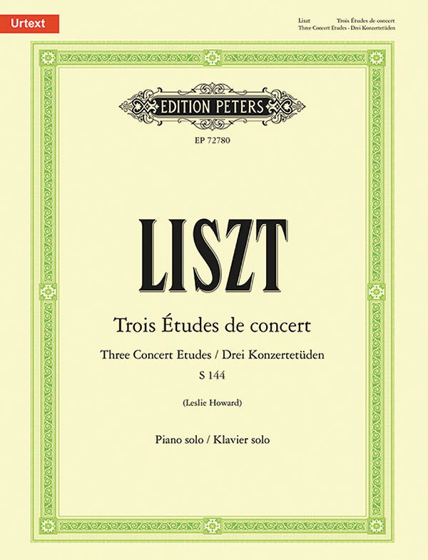 Liszt: 3 Études de concert, S. 144