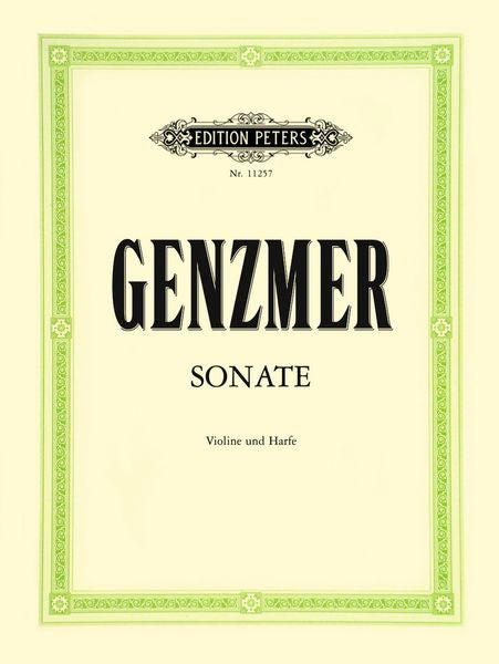 Genzmer: Sonata for Violin & Harp
