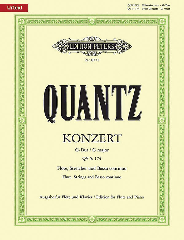 Quantz: Flute Concerto in G Major, QV 5:174