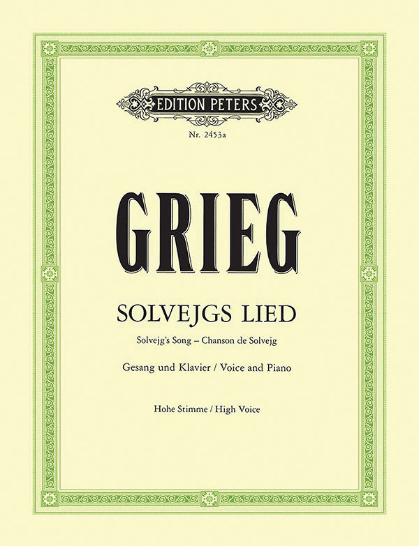 Grieg: Solveig's Song, Op 23, No. 11