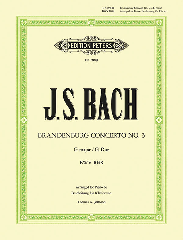 Bach: Brandenburg Concerto No. 3, BWV 1048 (arr. for keyboard)