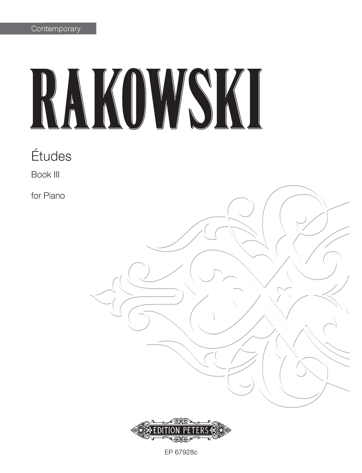 Rakowski: Études, Book III