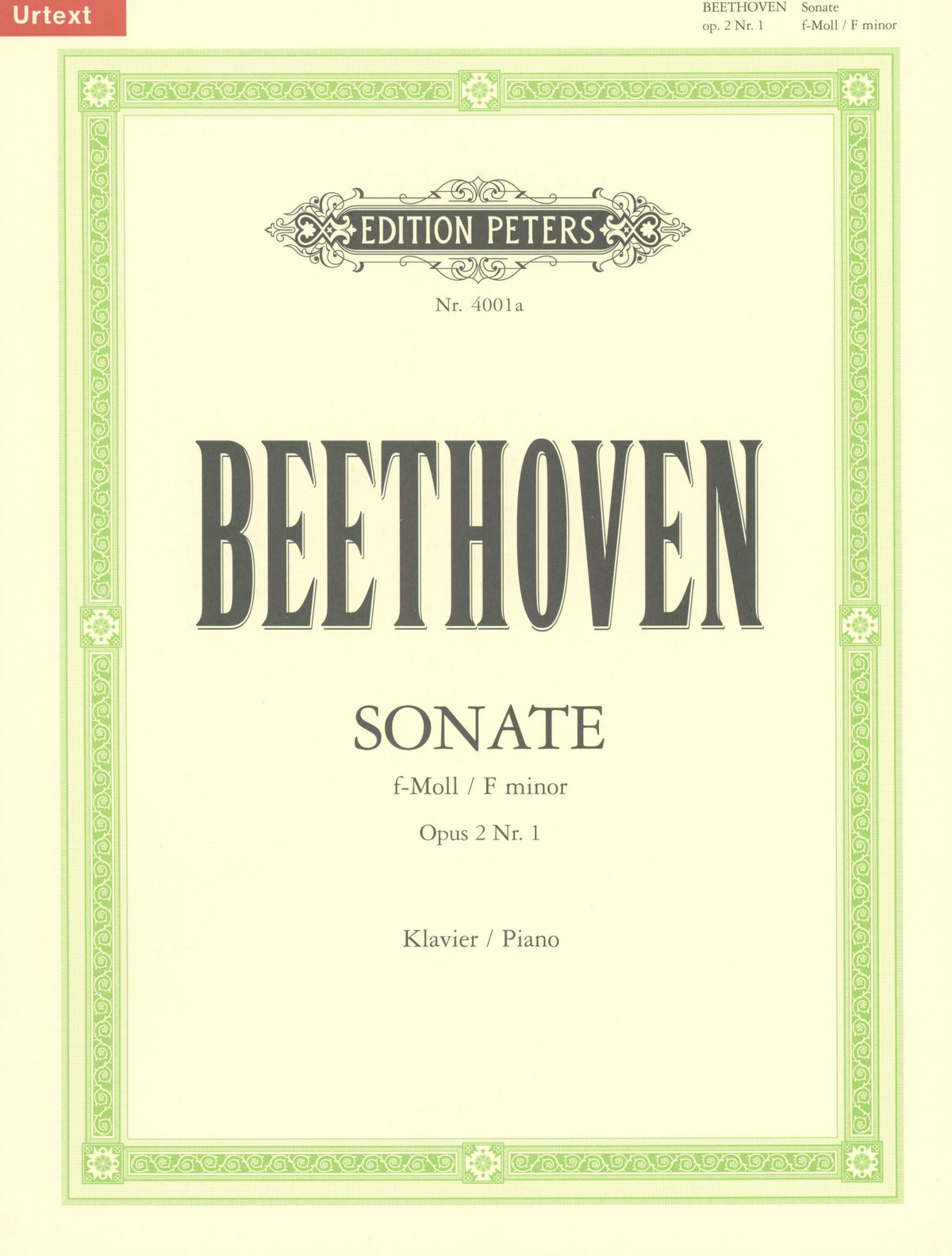 Beethoven: Piano Sonata No. 1 in F Minor, Op. 2, No. 1