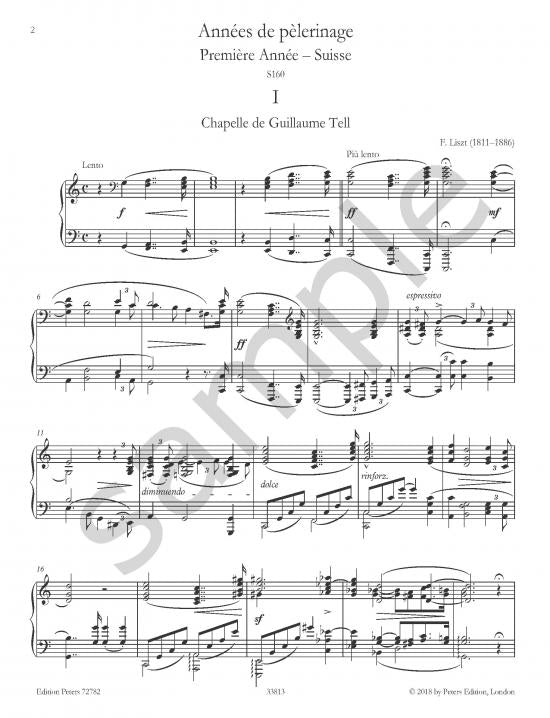 Liszt: Années de pèlerinage - Première année: Suisse and 3 Morceaux suisses