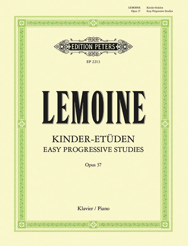 Lemoine: 50 études, Op. 37