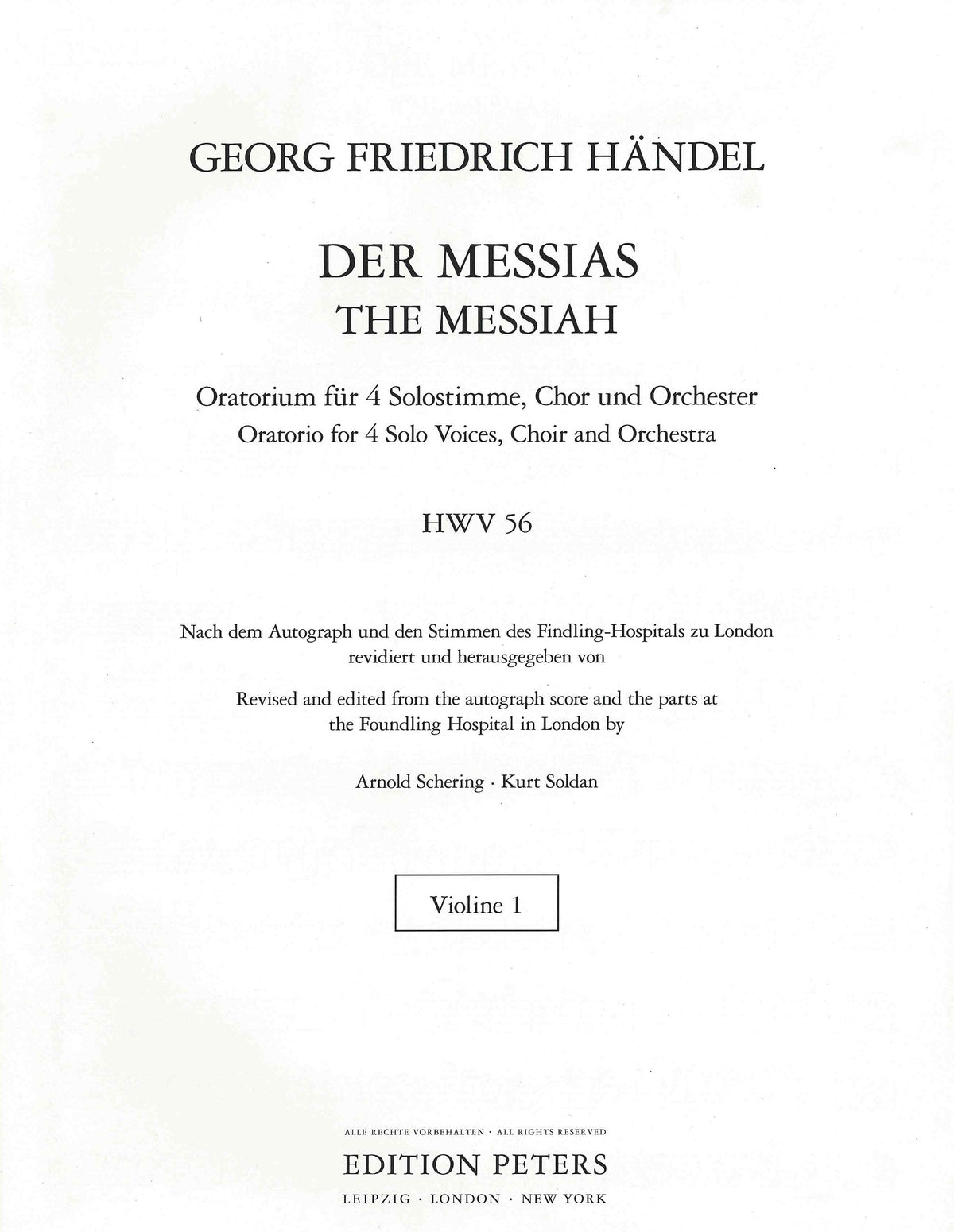 Handel: Messiah, HWV 56
