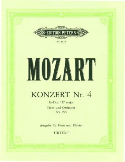 Mozart: Horn Concerto No. 4 in E-flat Major, K. 495