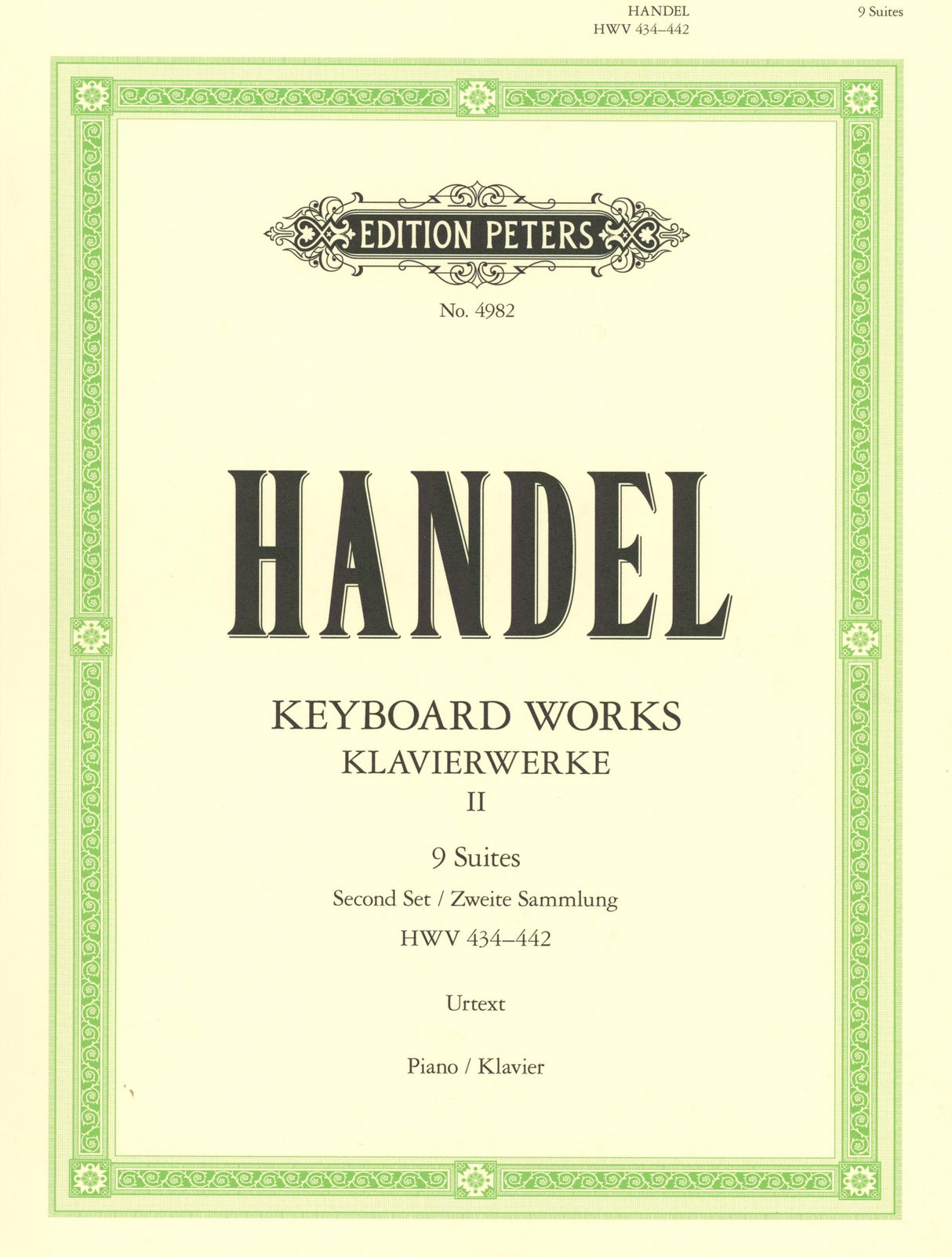 Handel: Keyboard Works - Volume 2 (HWV 434-442)