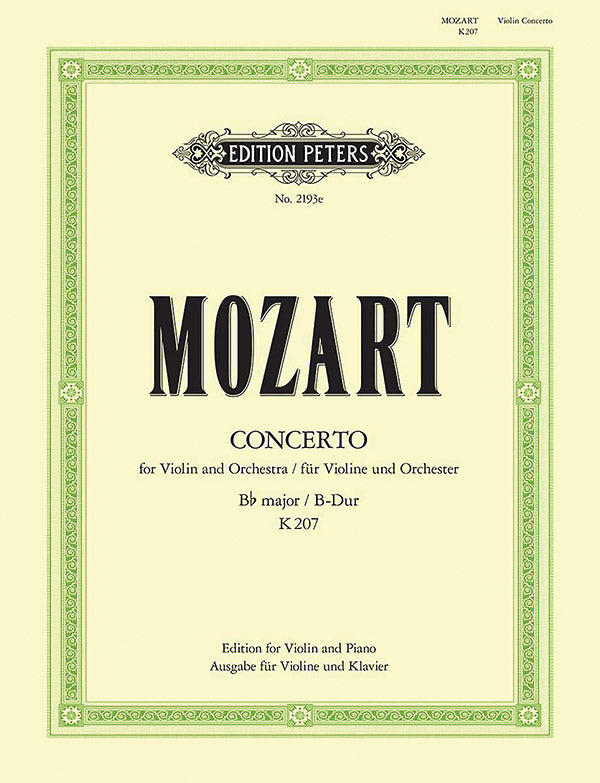 Mozart: Violin Concerto No. 1 in B-flat K207