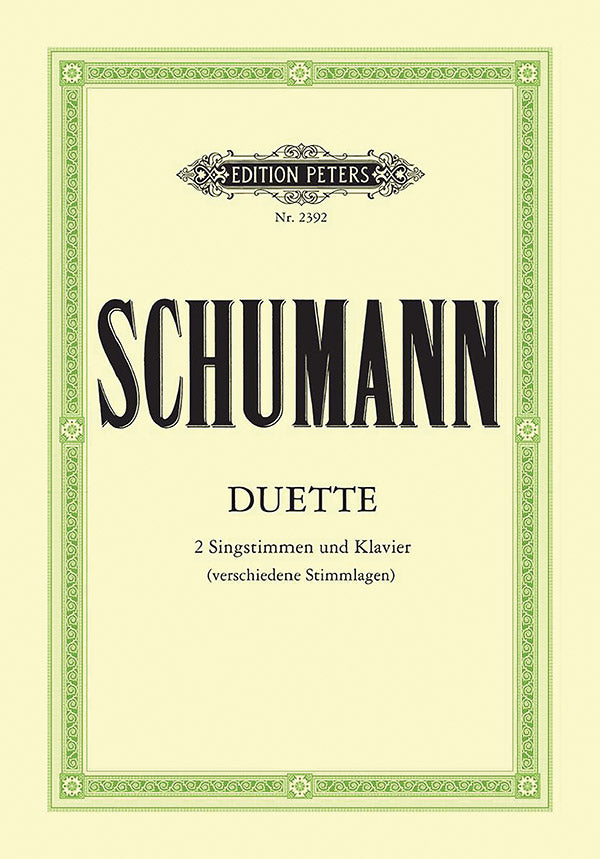 Schumann: 34 Duets for 2 Voices and Piano