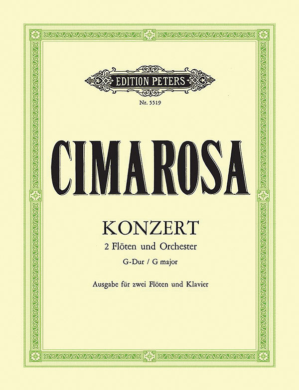 Cimarosa: Concerto for 2 Flutes in G Majo