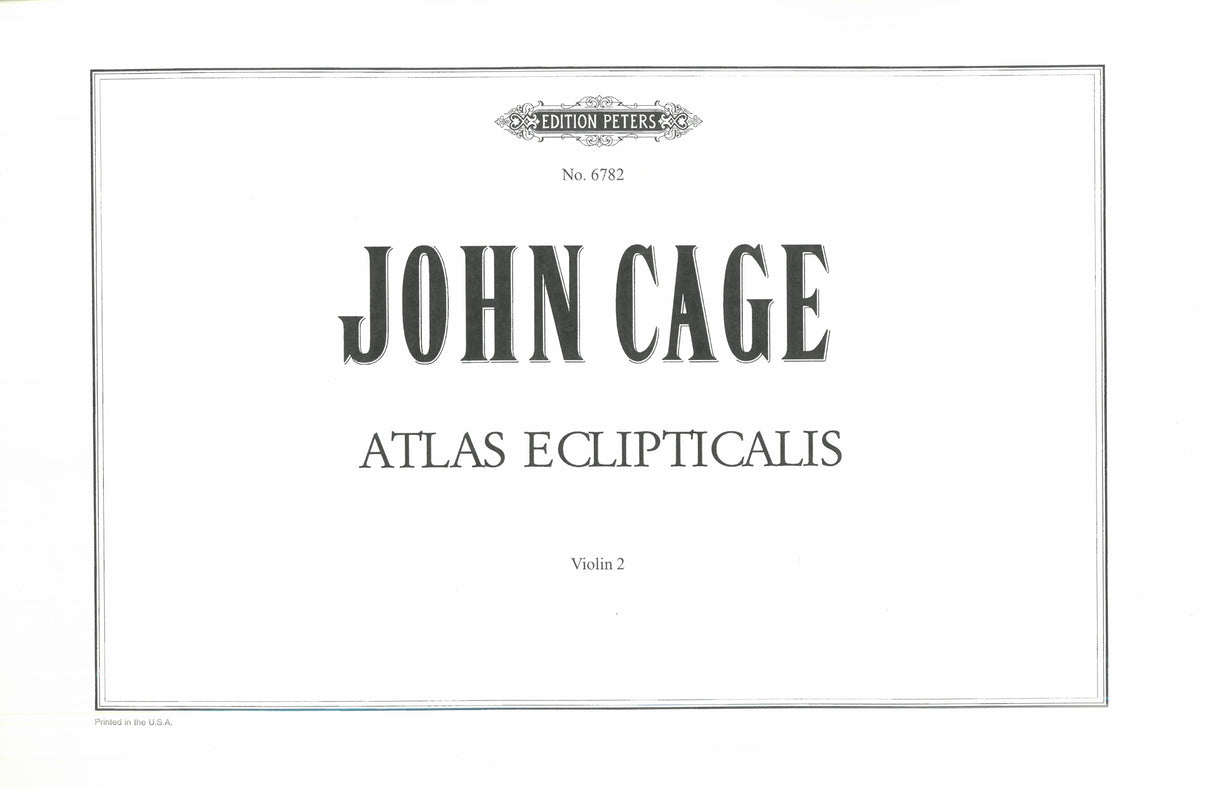 Cage: Atlas Eclipticalis