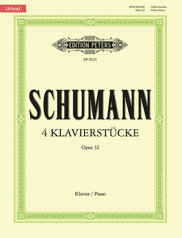 Schumann: 4 Klavierstücke, Op. 32