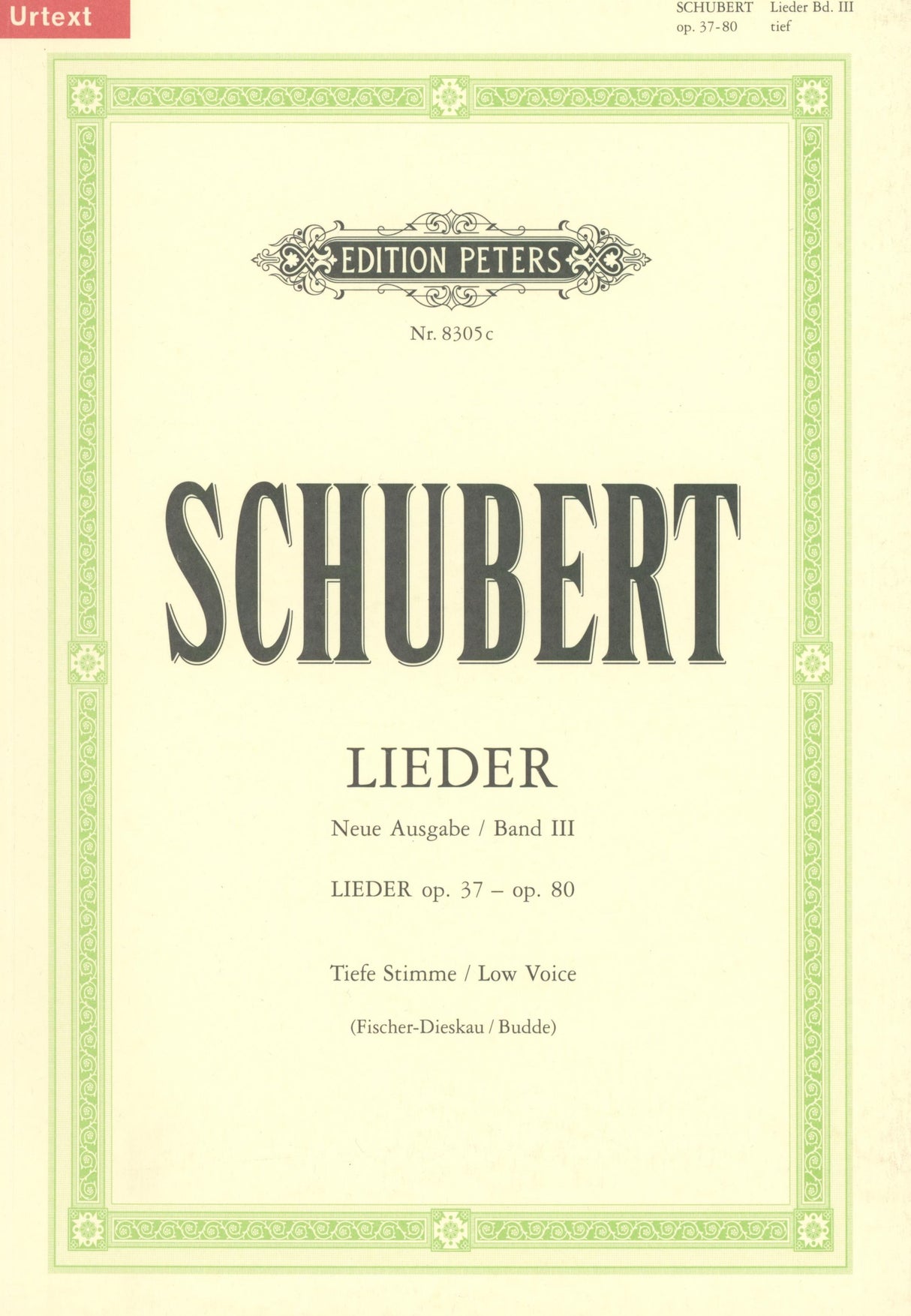 Schubert: Lieder - Volume 3 (Opp. 37-80)