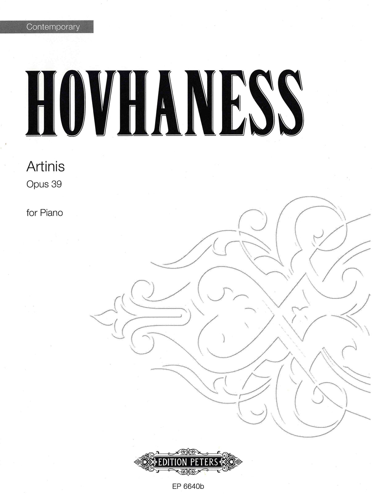 Hovhaness: Artinis, Op. 39