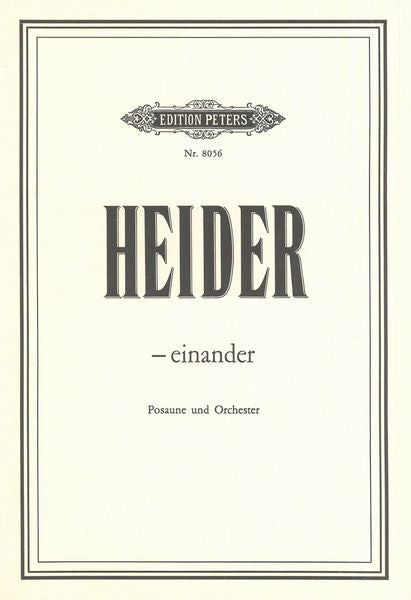 Heider: — einander