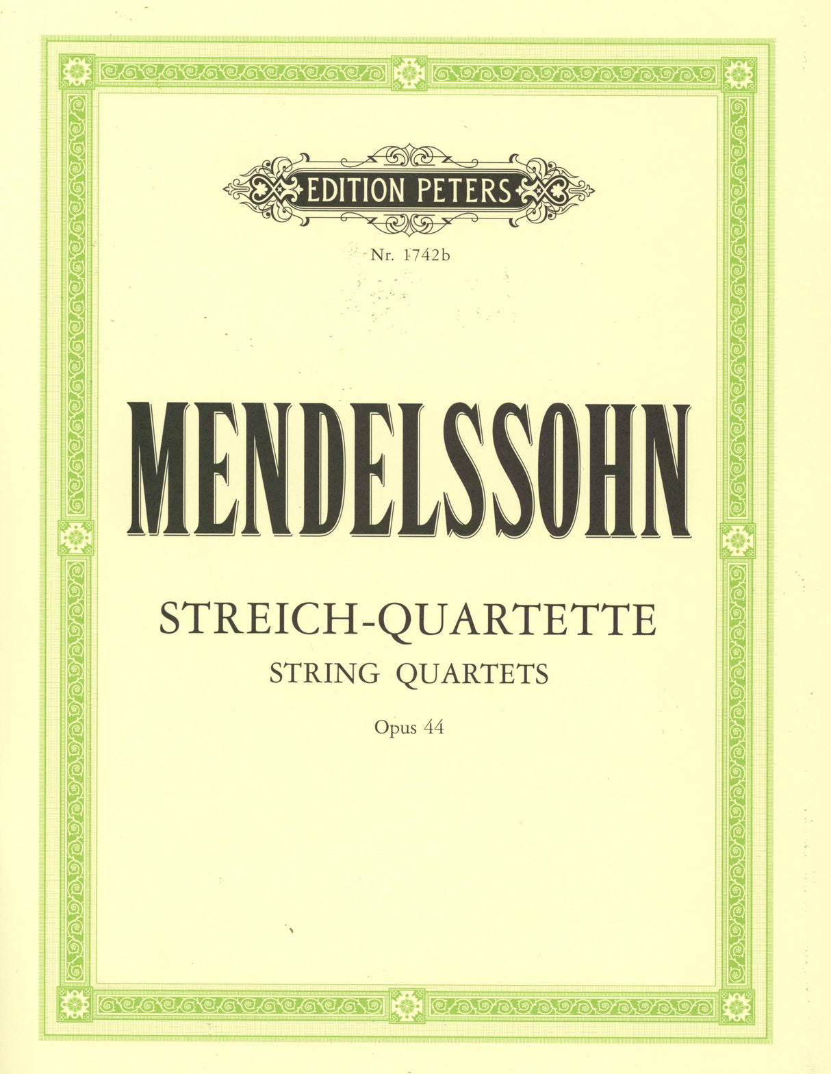 Mendelssohn: String Quartets Nos. 3–5