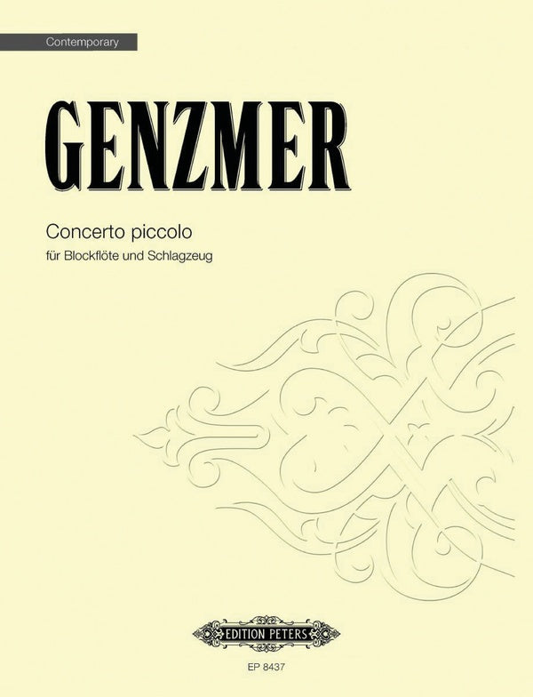 Genzmer: Concerto for piccolo