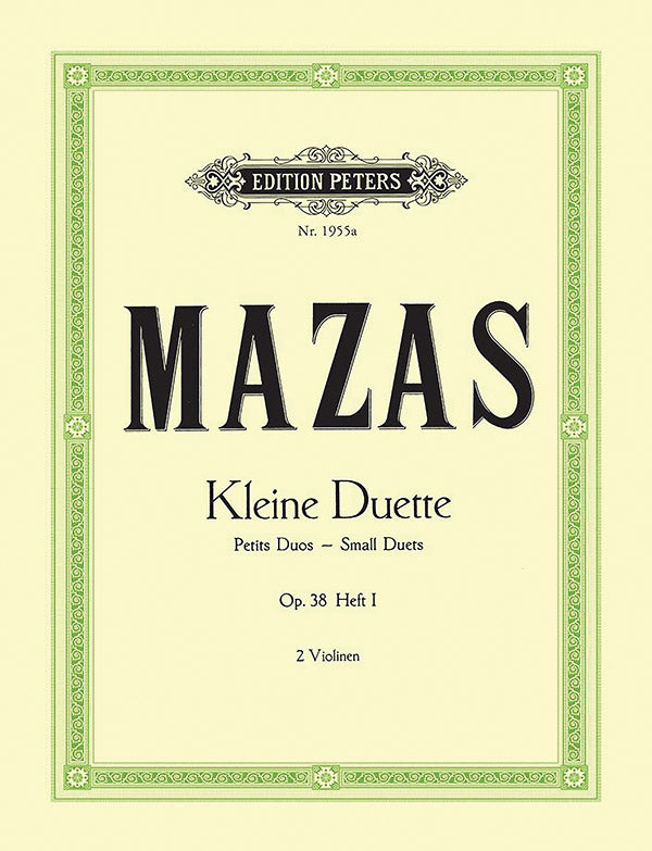 Mazas: 6 Little Duets, Op. 38 - Volume 1 (Nos. 1-6)