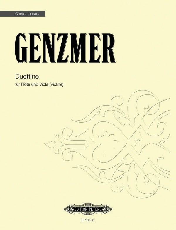 Genzmer: Duettino for Flute & Viola