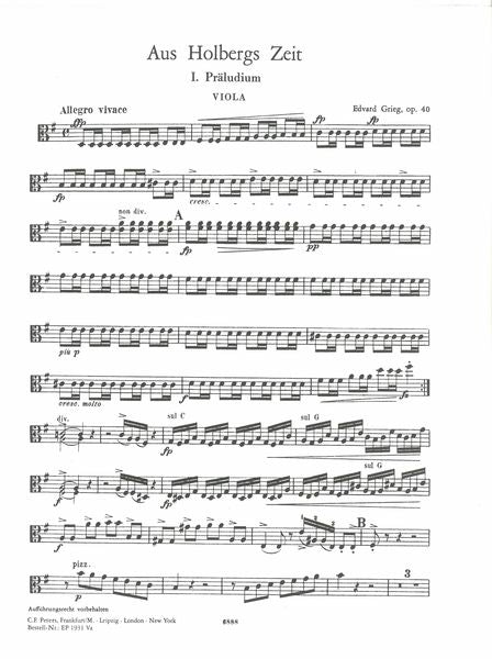 Grieg: Holberg Suite, Op. 40