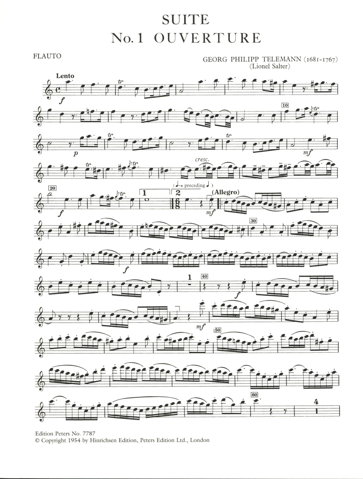 Telemann: Suite in A Minor, TWV 55:a2