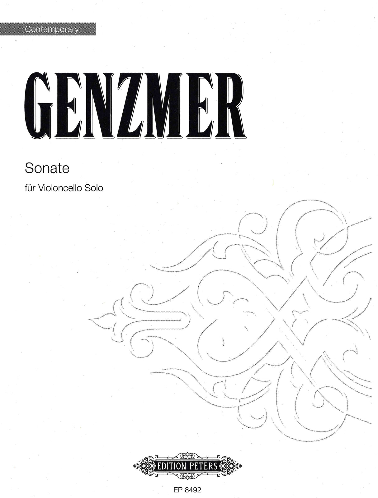 Genzmer: Cello Sonata