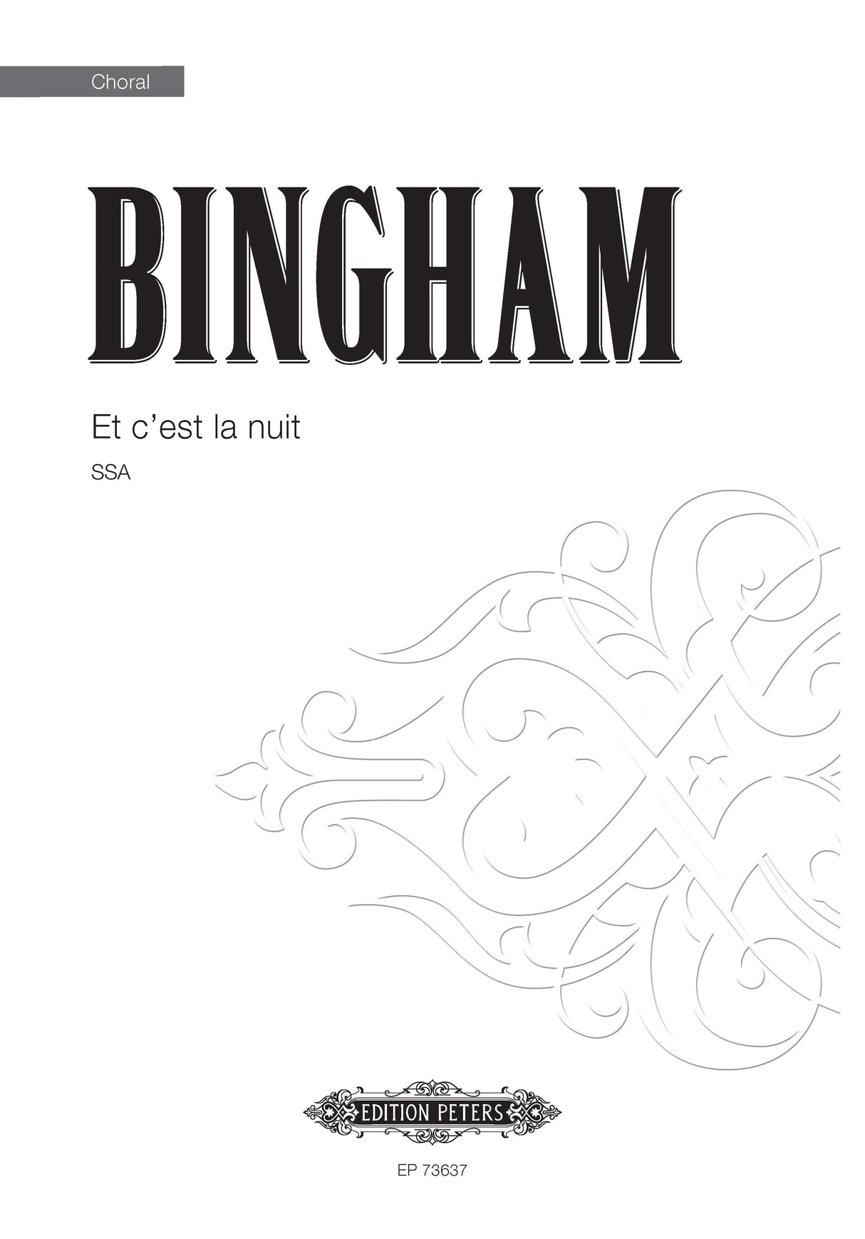 Bingham: Et c'est la nuit
