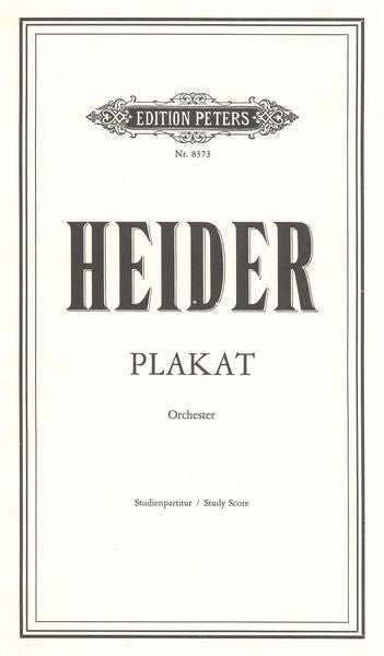 Heider: Plakat
