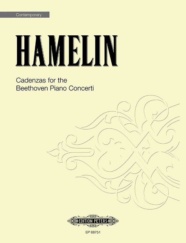 Hamelin: Cadenzas for the Beethoven Piano Concerti (Nos. 1-4)