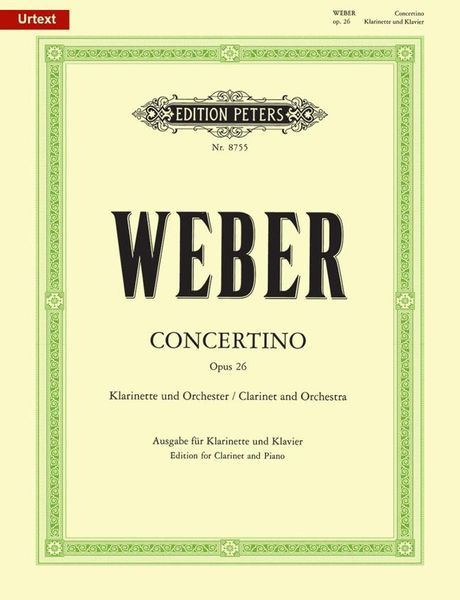Weber: Concertino in E-flat Major, Op. 26