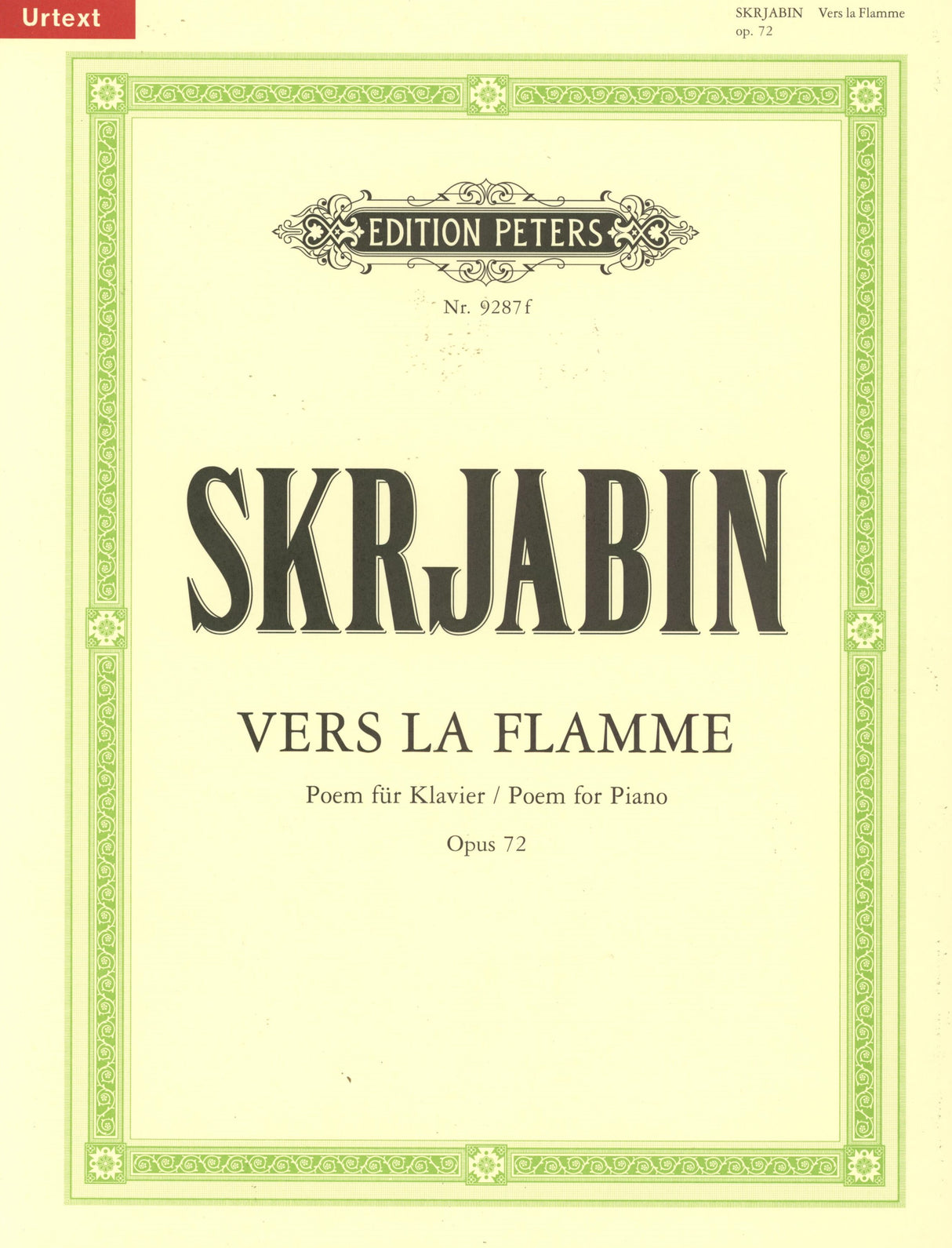 Scriabin: Vers la flamme, Op. 72