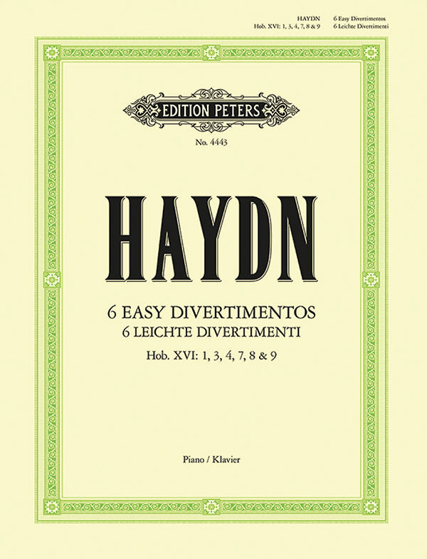 Haydn: 6 Piano Sonatas, Hob. XVI:1, 3, 4, 7-9