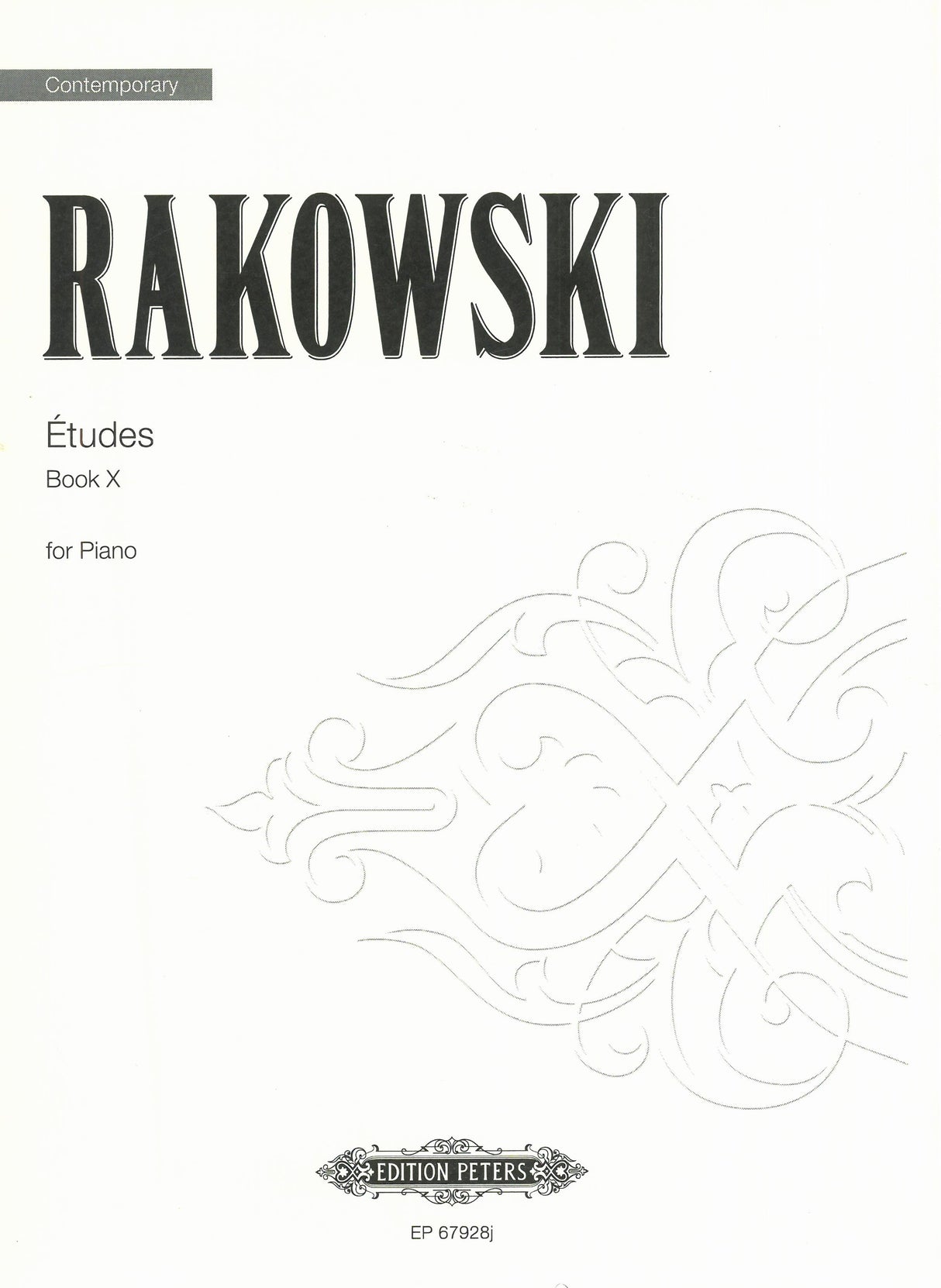Rakowski: Études - Book X
