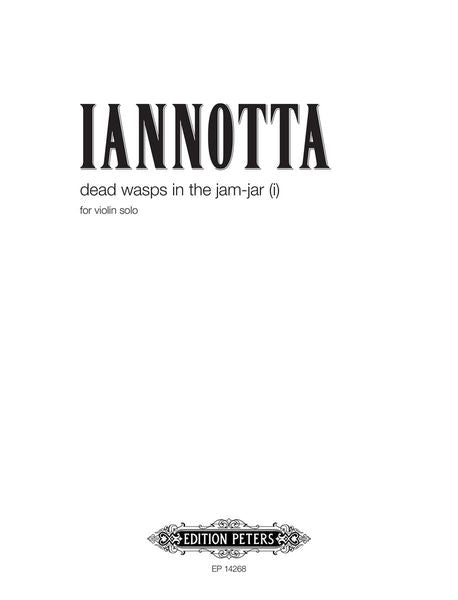 Iannotta: dead wasps in the jam-jar (i)