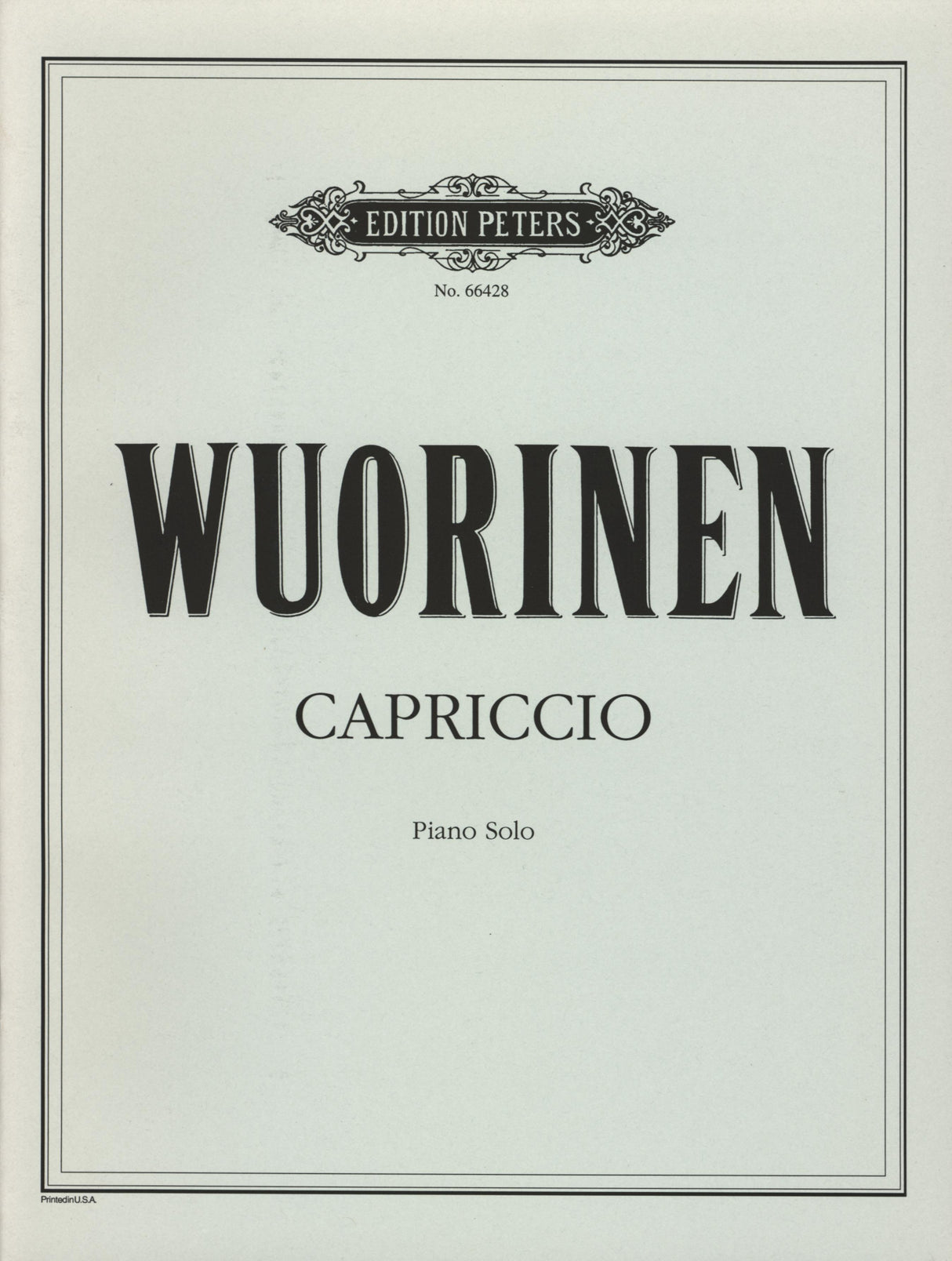 Wuorinen: Capriccio