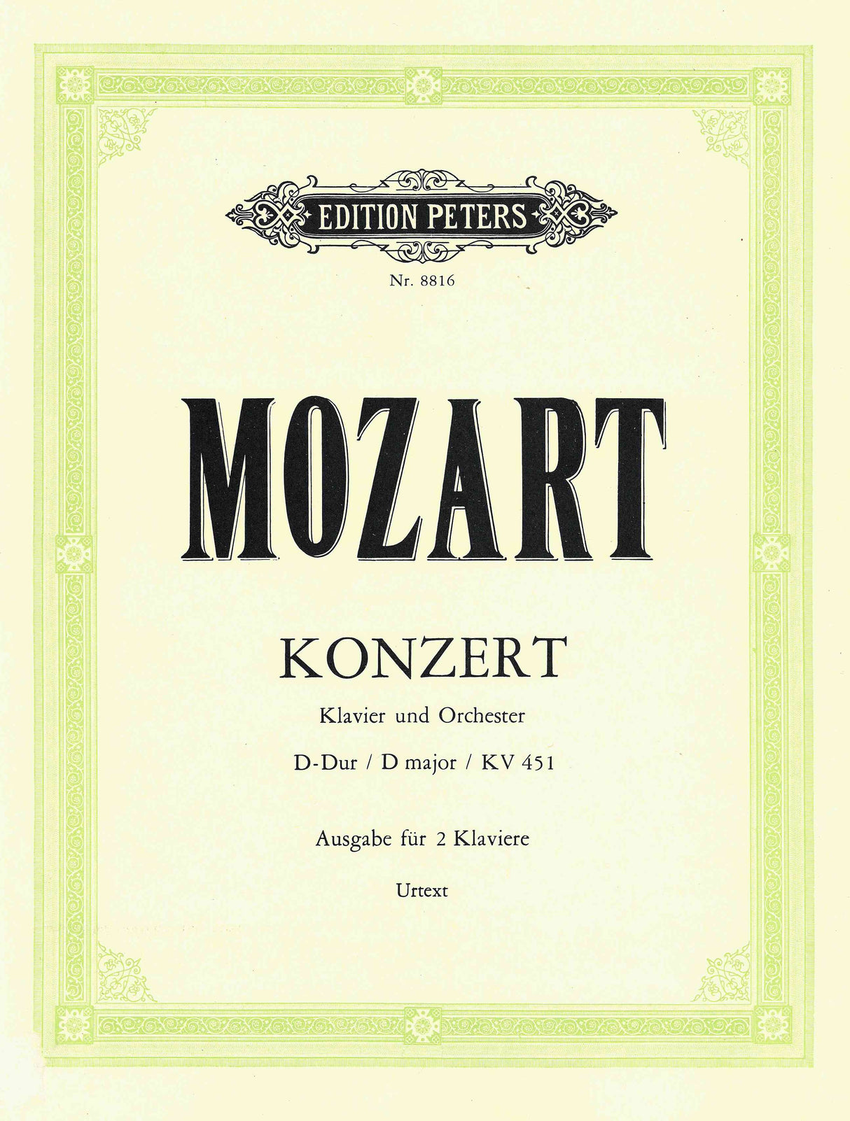 Mozart: Piano Concerto No. 16 in D Major, K. 451