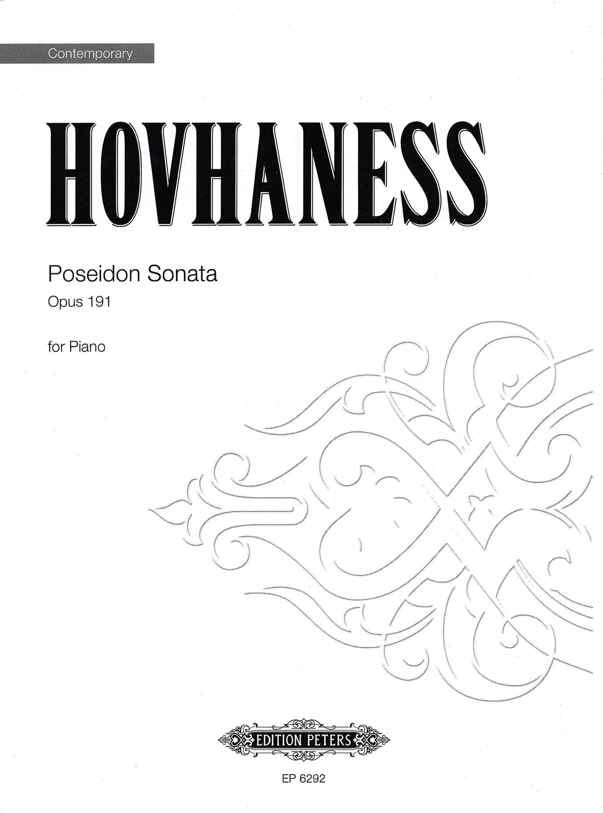 Hovhaness: Poseidon Sonata, Op. 191