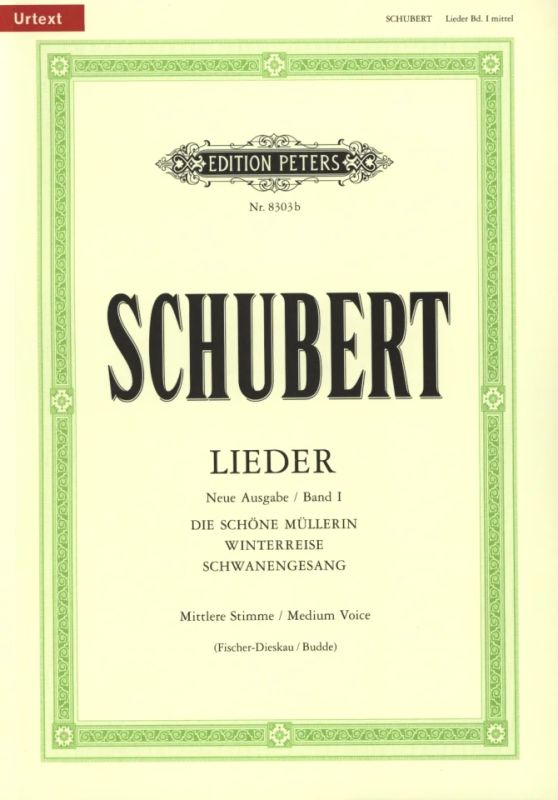 Schubert: Lieder - Volume 1