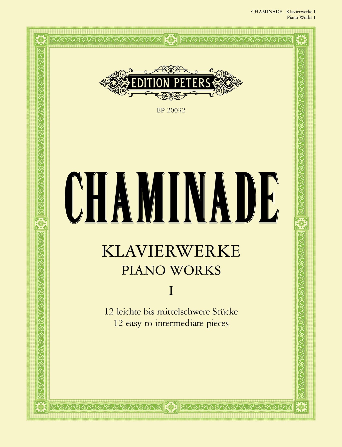 Chaminade: Piano Works Volume 1