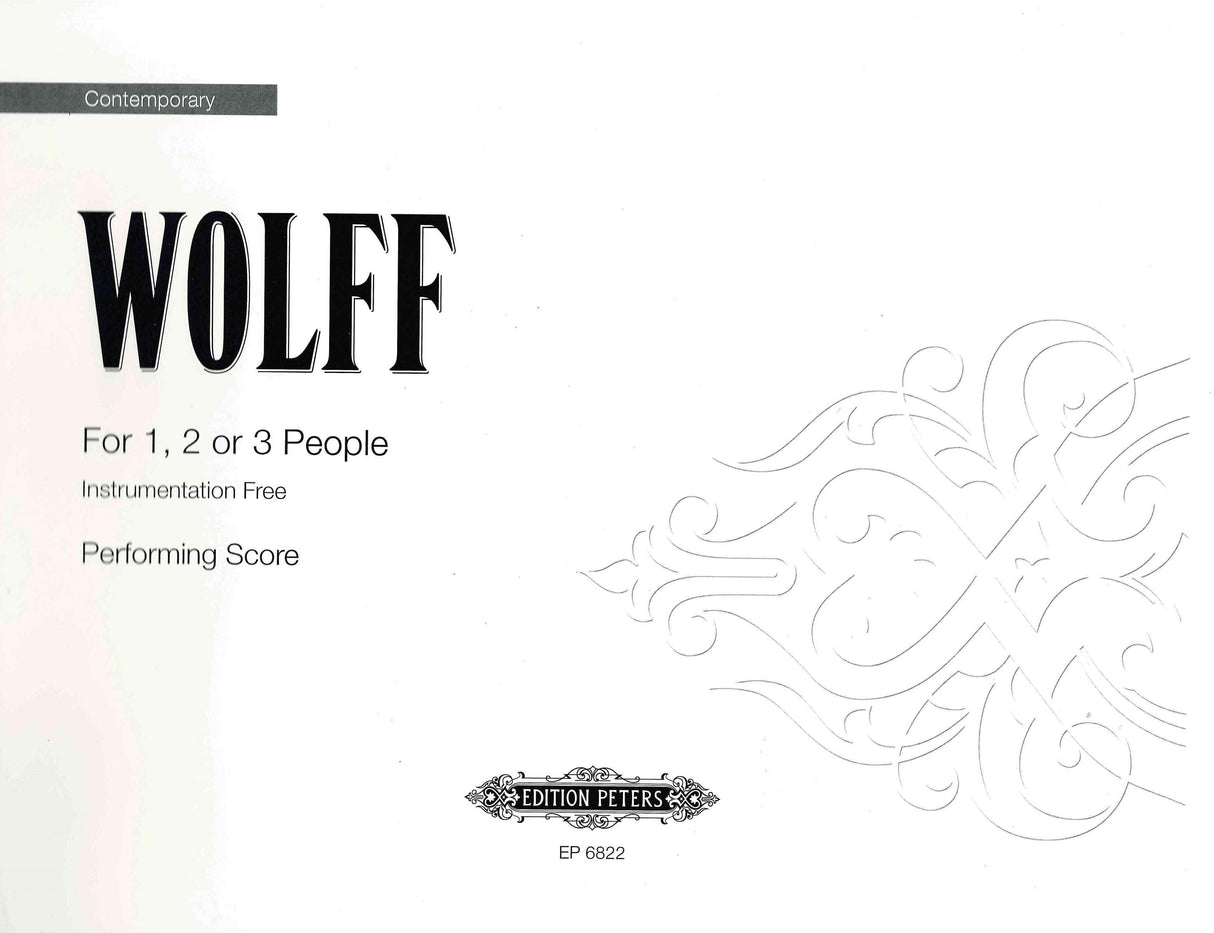 Wolff: For 1, 2, or 3 People