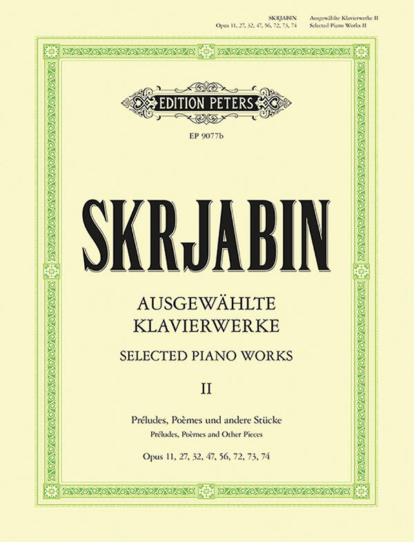 Scriabin: Piano Works - Volume 2
