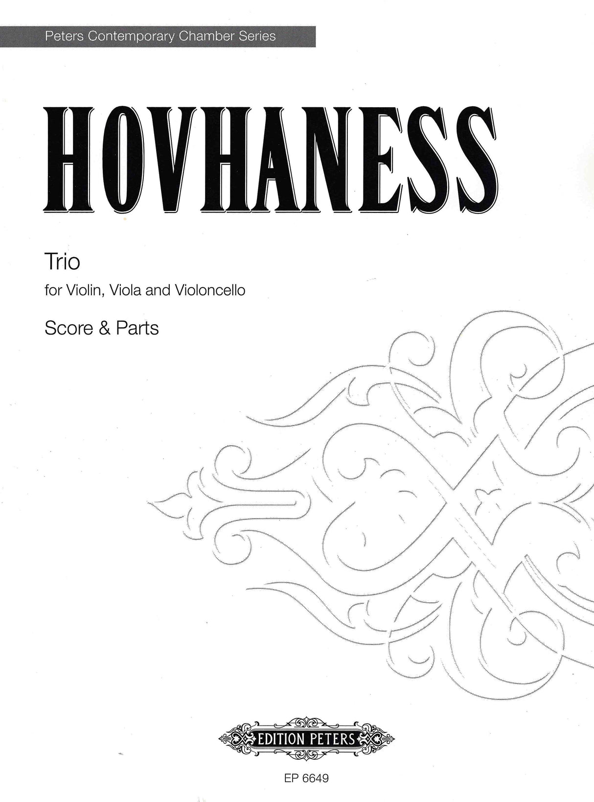 Hovhaness: String Trio, Op. 201